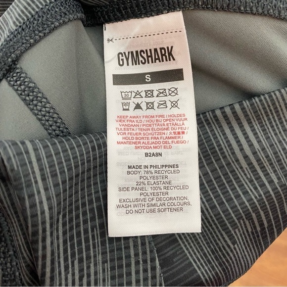 New! Gymshark Sport Leggings Black Print - Picture 9 of 9